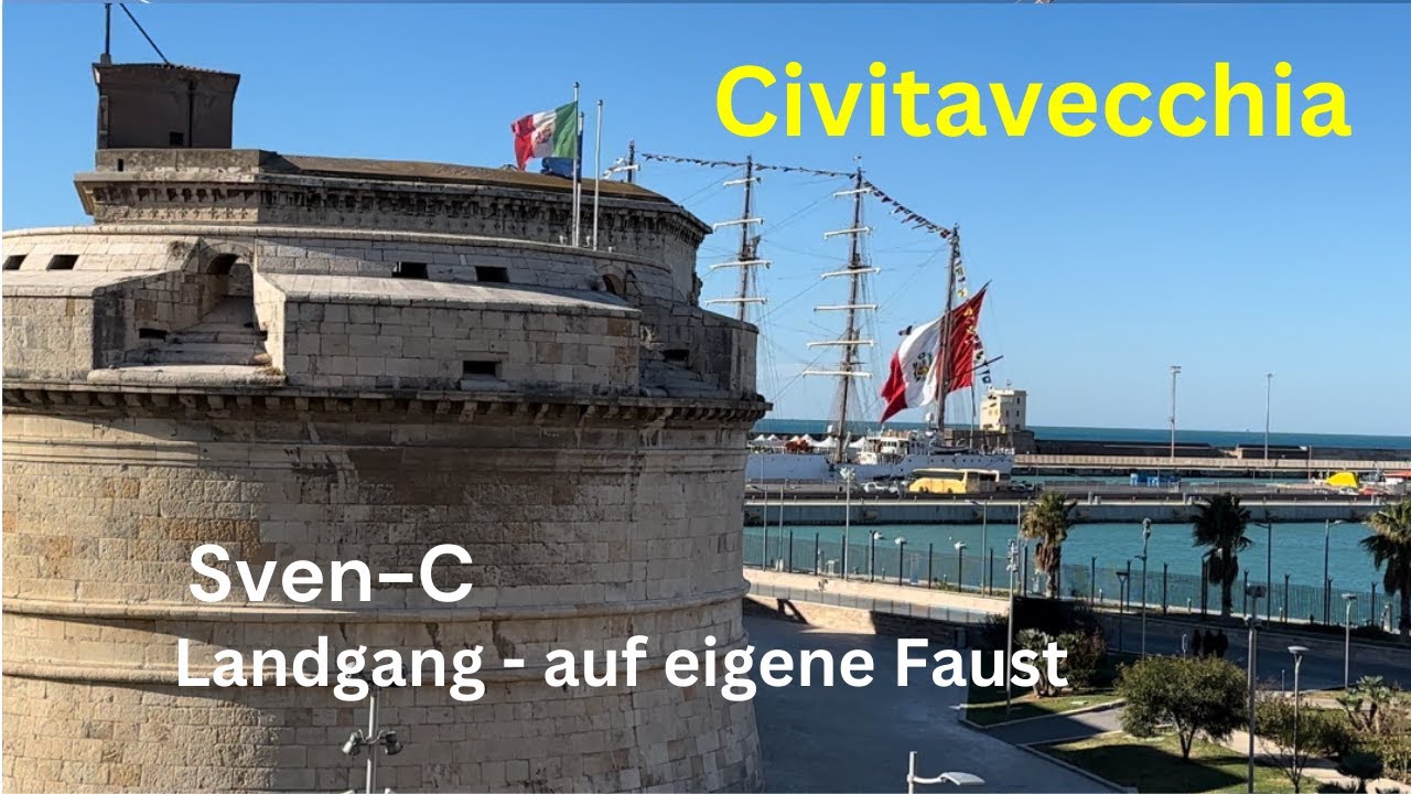 Sven-C an Land:Civitavecchia