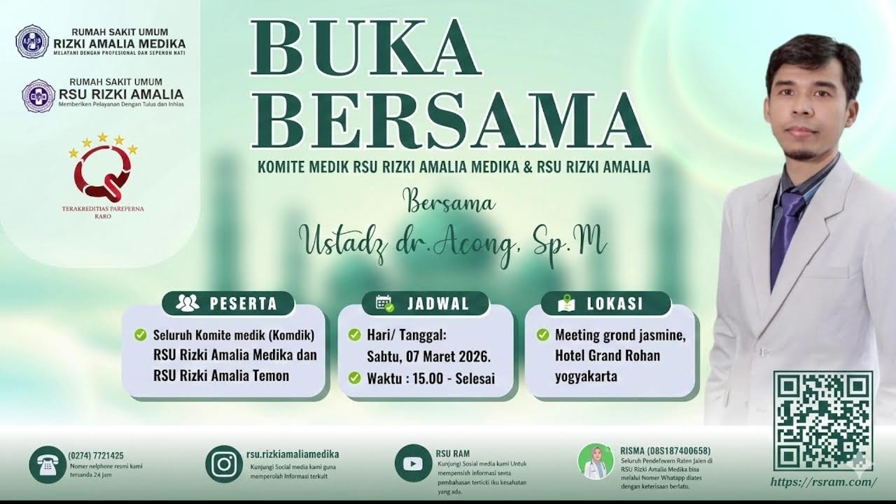 Buka Bersama KOMDIK RSU RIZKI AMALIA & RSU RIZKI AMALIA MEDIKA