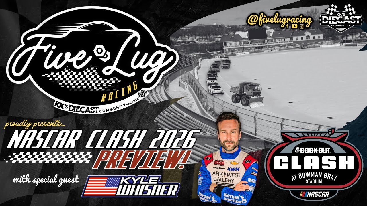 FIVE LUG RACING SHOW представляет ПРЕДВАРИТЕЛЬНЫЙ ОБЗОР NASCAR CLASH 2026!