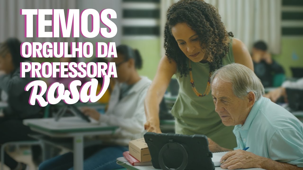 Temos orgulho da professora - Rosa Cristina