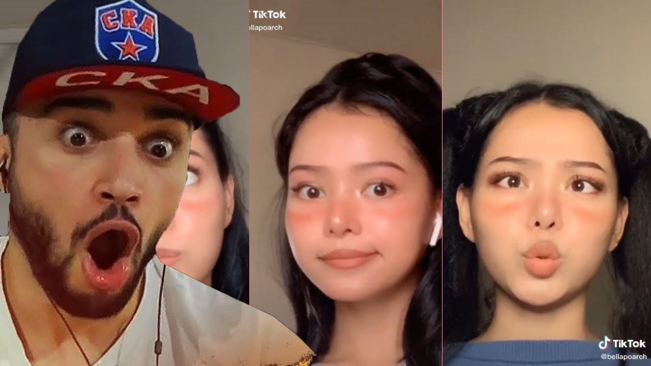 ПАВЕР СМОТРИТ ТИК ТОК Bella Poarch