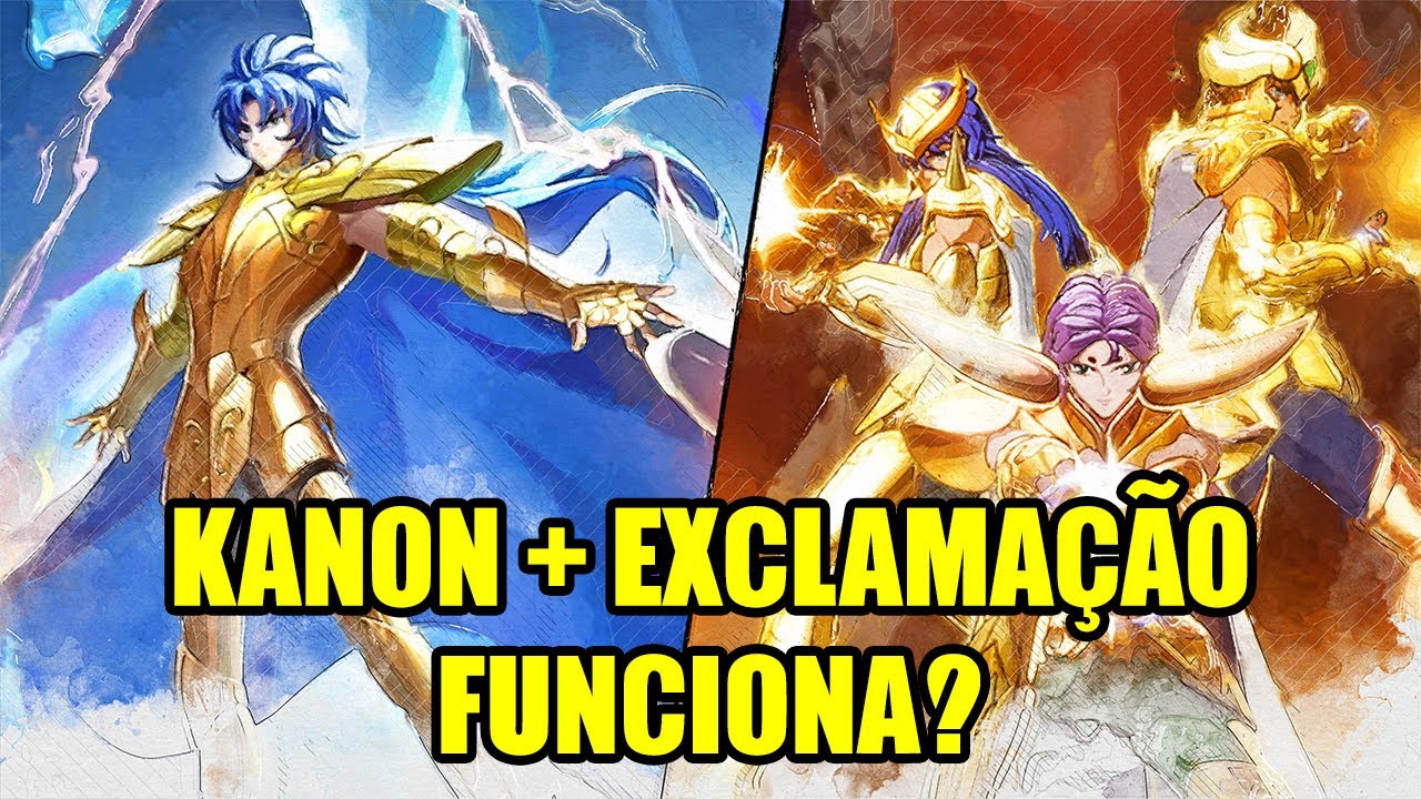 TESTEI O KANON NA EXCLAMAÇÃO DE ATHENA! Funciona no early game do Saint Seiya EX?