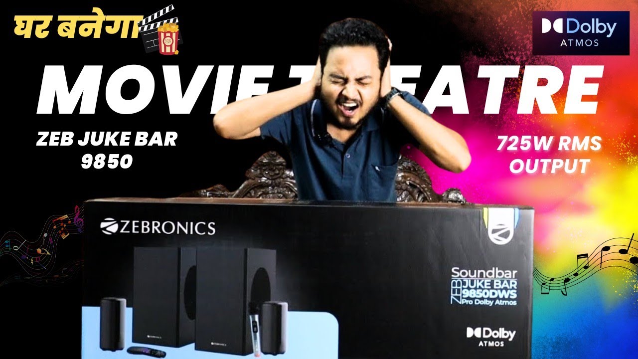Zebronics Juke bar 9850 Soundbar Unboxing and Review 2025 🔥 | Make Cinema Hall at Home
