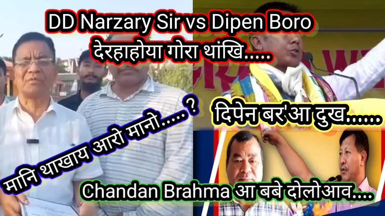 DD Narzary vs Dipen Boro.... // देरहाहोया गोरा थांखि..... // Chandan Brahma आ Direct.....