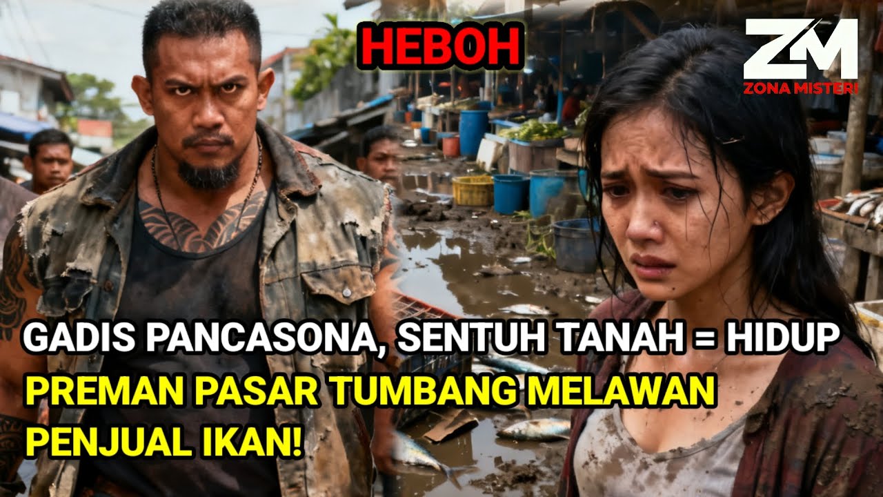 HEBOH 🔴 GADIS PENJUAL IKAN INI TAK BISA M4TI SAAT MENYENTUH TANAH, PREMAN PASAR DIBUAT TUMBANG!