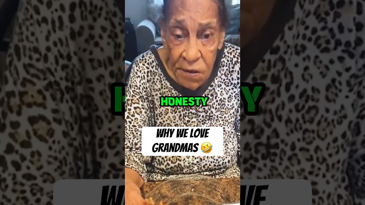 Granny roasting family’s terrible cooking 🤣 