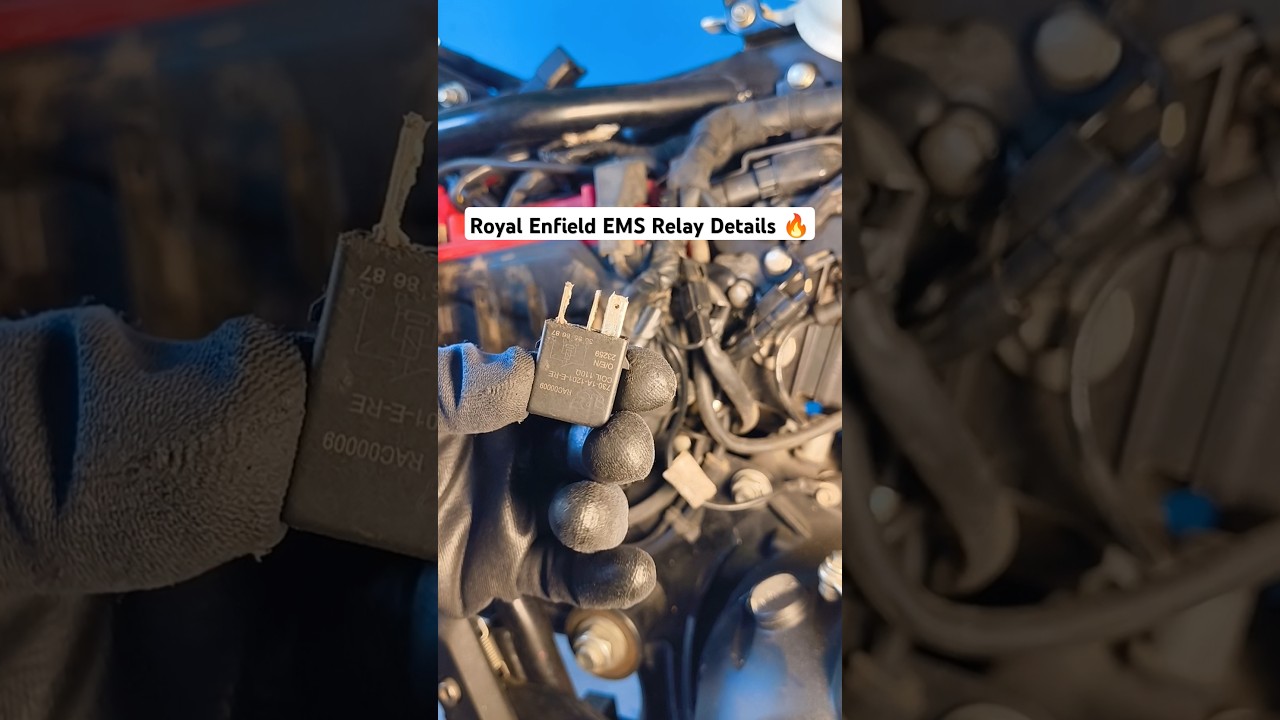 Royal Enfield Power Relay ⚡ working & Testing 6205896943 #pdf #relay #wiring #royalenfield (Part 1)