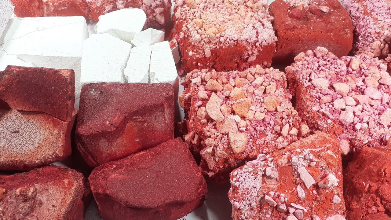 Grand entry of 🎉Love of ASMR 🎉on Instagram and Facebook with Red Dyed Gymchalk and pasted blocks