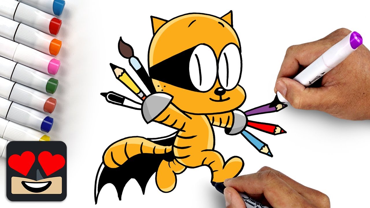How To Draw Cat Kid