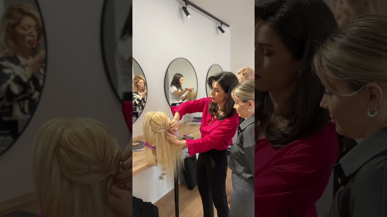 Ziua 2 de curs Coafuri Rapide de Salon
