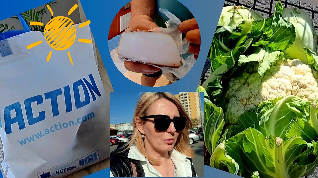 Nákup z Action ,zkouším recept na 