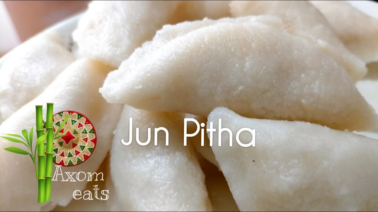 Jun Pitha | Steam Gujia | Rice flour Pitha | Assamese coconut pitha recipe