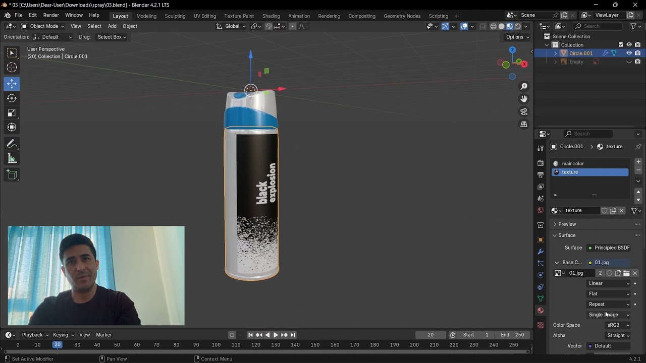 How to Create 3D model in blender/ چگونه در بلندر مدل های سه بعدی بسازم ؟/ #Blender #3D #3dmodeling