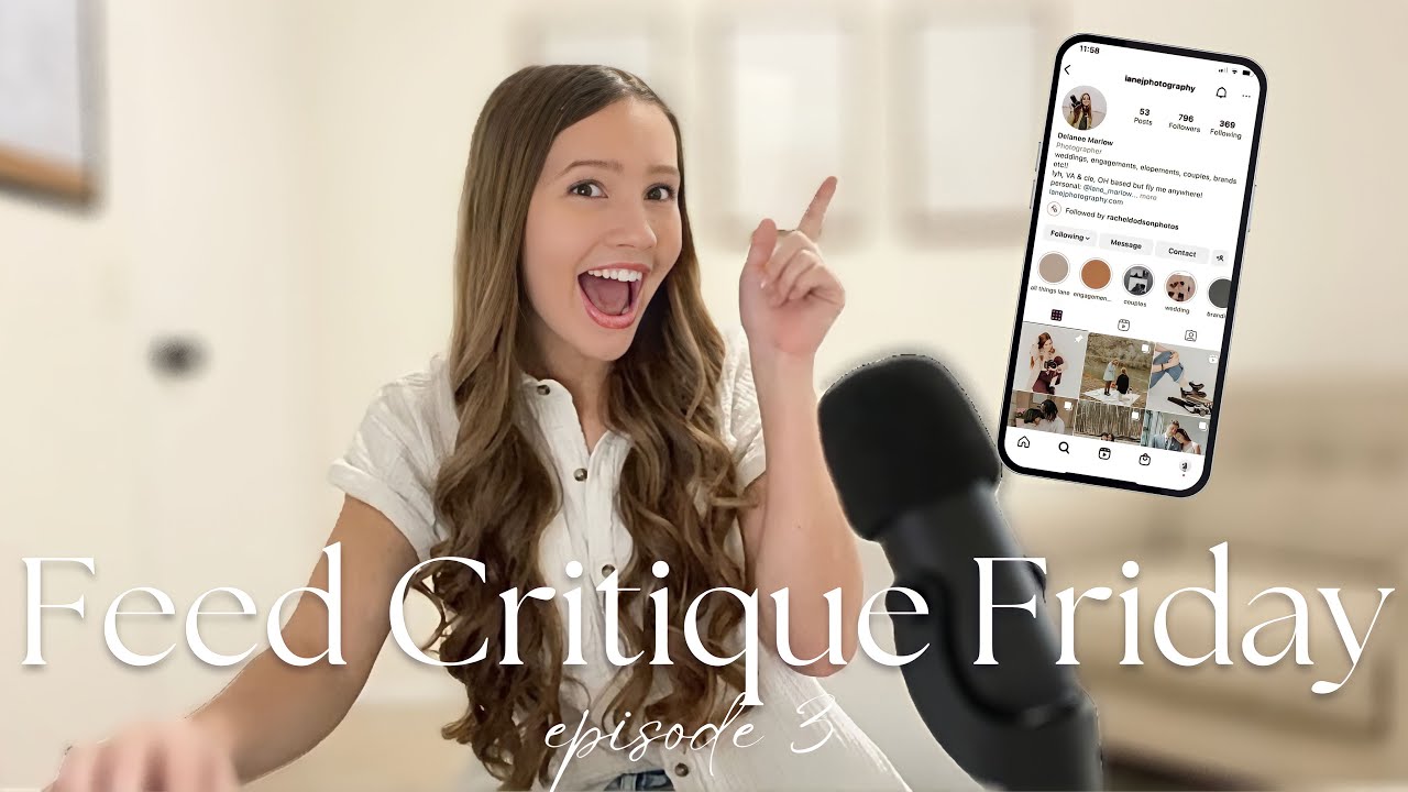 Feed Critique Friday Ep. 3 | Instagram Critiques & Tips