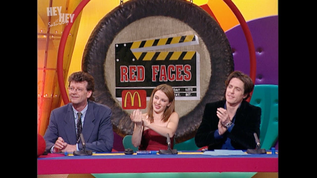 Эй, эй, сегодня суббота | RED FACES, Хью Грант и Кайли Миноуг | 1999
