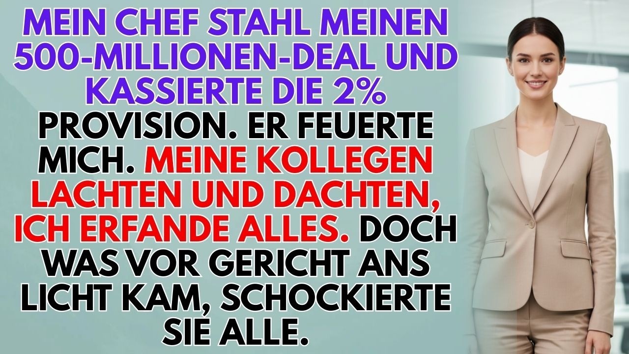 Er Kassierte Die Provision Und Feuerte Mich – Das Urteil Schockierte Alle