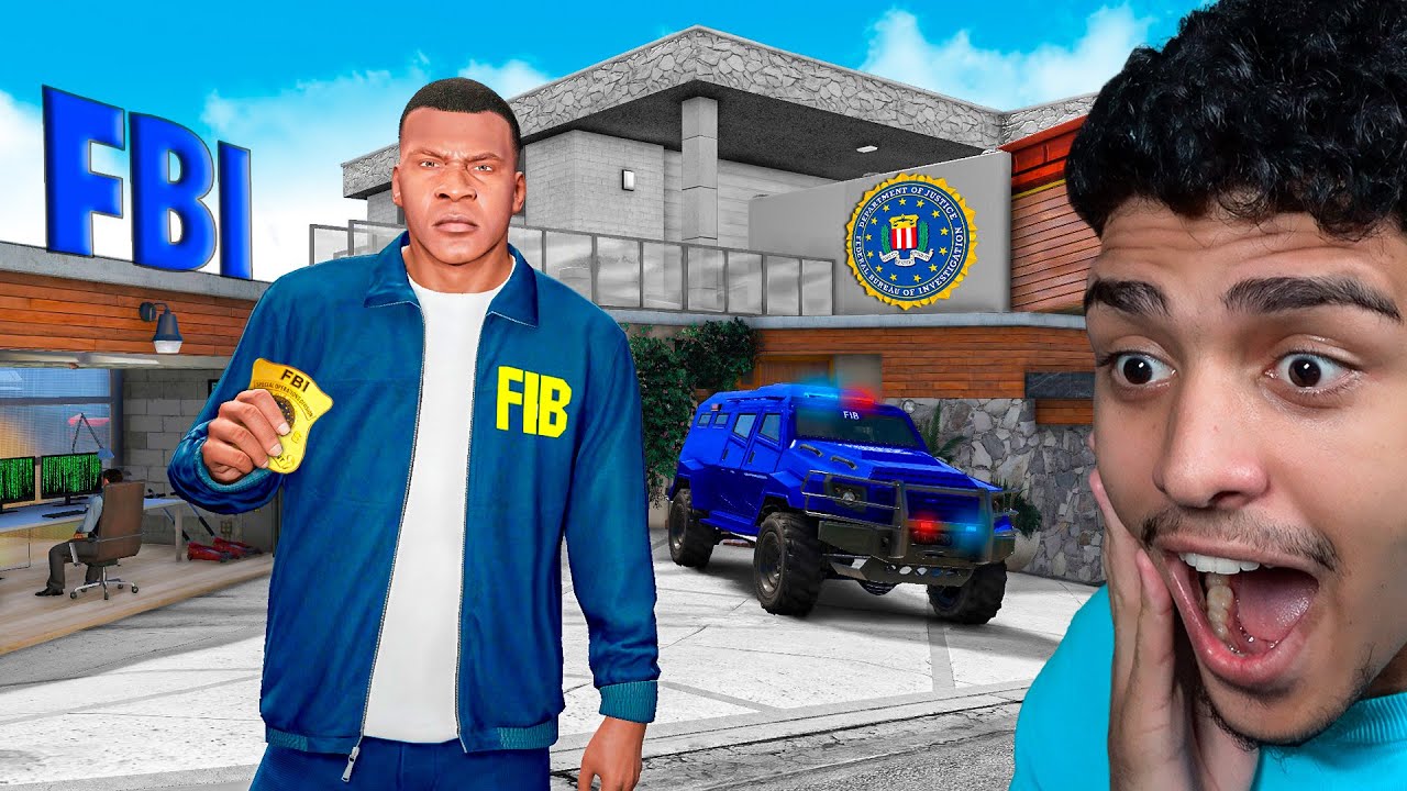 MANSÃO DO FRANKLIN VIROU UMA BASE DO FBI NO GTA 5