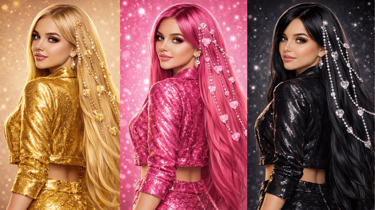 РОЗОВАЯ vs ГОТ vs ЗОЛОТАЯ Русалка! 💖🖤💛 Экстремальный ГЛОУ АП ✨