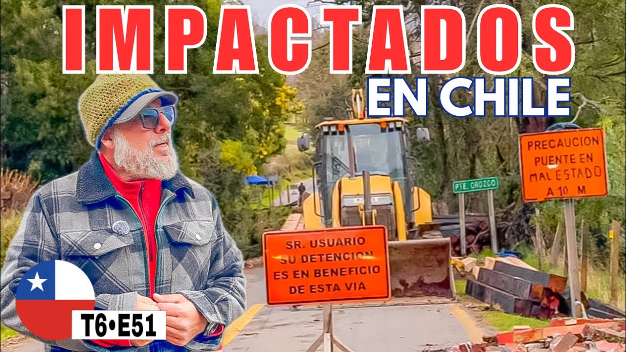 😲SORPRESA en la NUEVA RUTA de CHILE 🇨🇱 IMPACTADOS con el RIÑIHUAZO. TESTIMONIO de una SOBREVIVIENTE😢