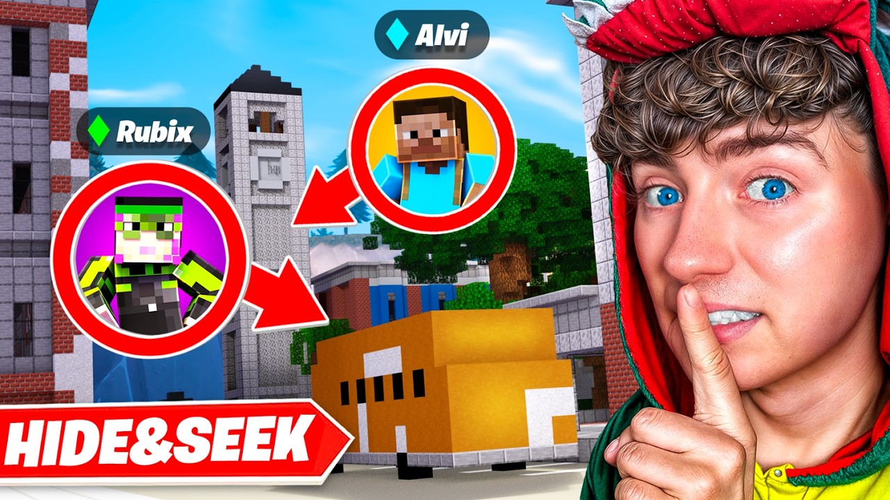 XXL MINECRAFT Hide And Seek in TILTED TOWERS!! 🏆🫨