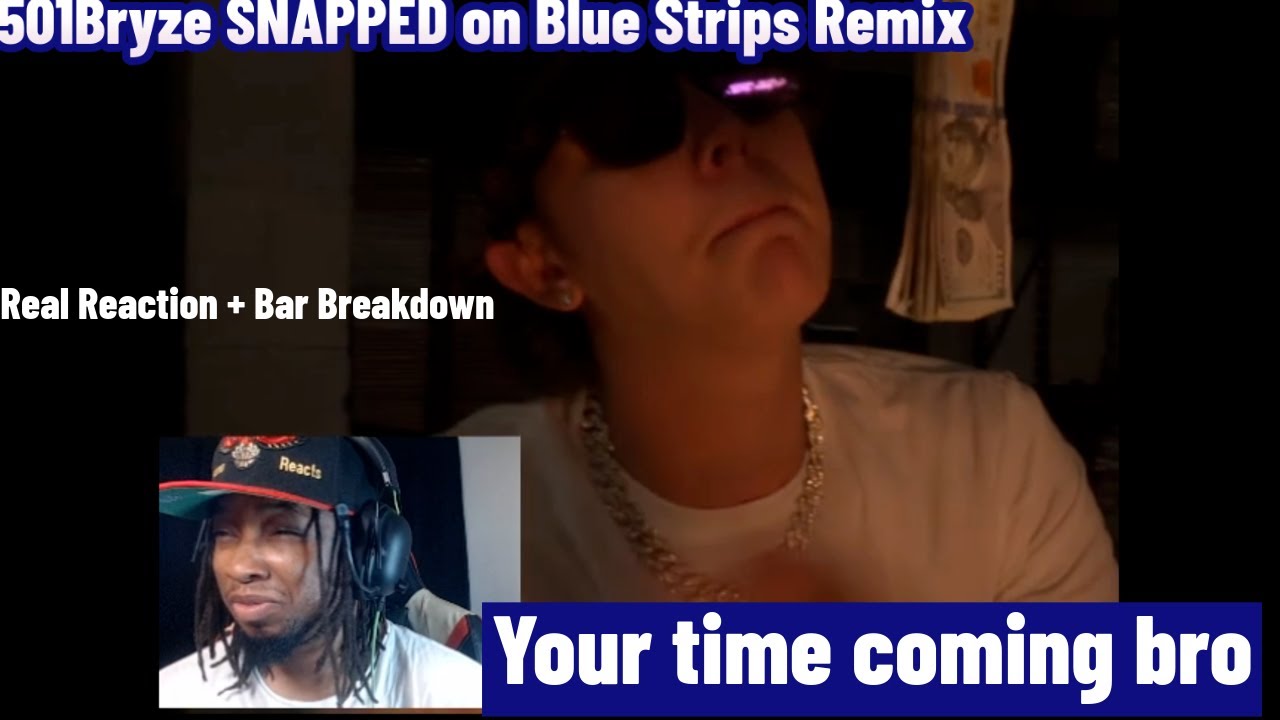 501Bryze - Blue Strips Remix 🔥 | This Beat Go Too Hard! (First Time Hearing)