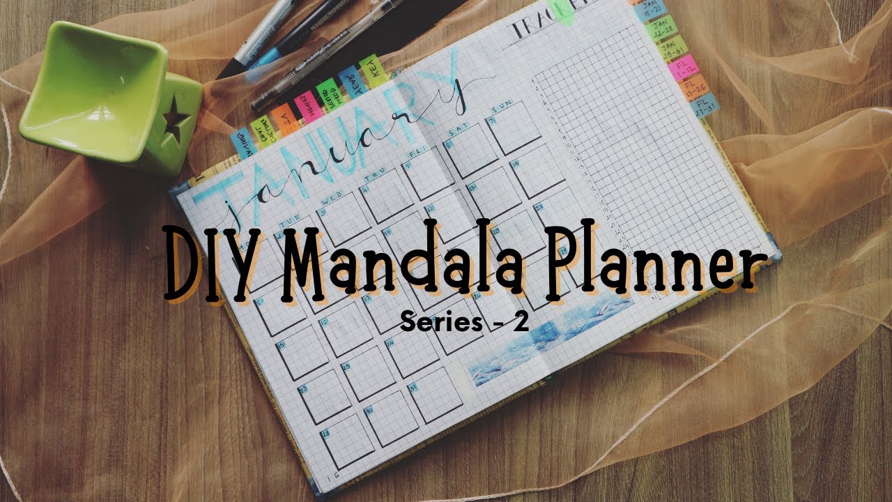 DIY Planner|Easy & Budget friendly|Journal from notebook|Mandala Planner 2021|DIY Planner - Series 2