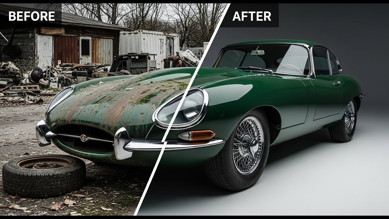 The Most Beautiful Car Ever Made — Full ASMR Restoration of a 1961 Jaguar E-Type