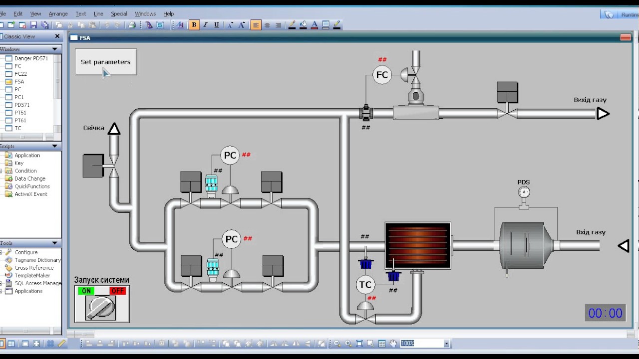 InTouch + Unity pro project