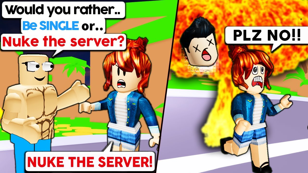 Roblox admin WOULD YOU RATHER...