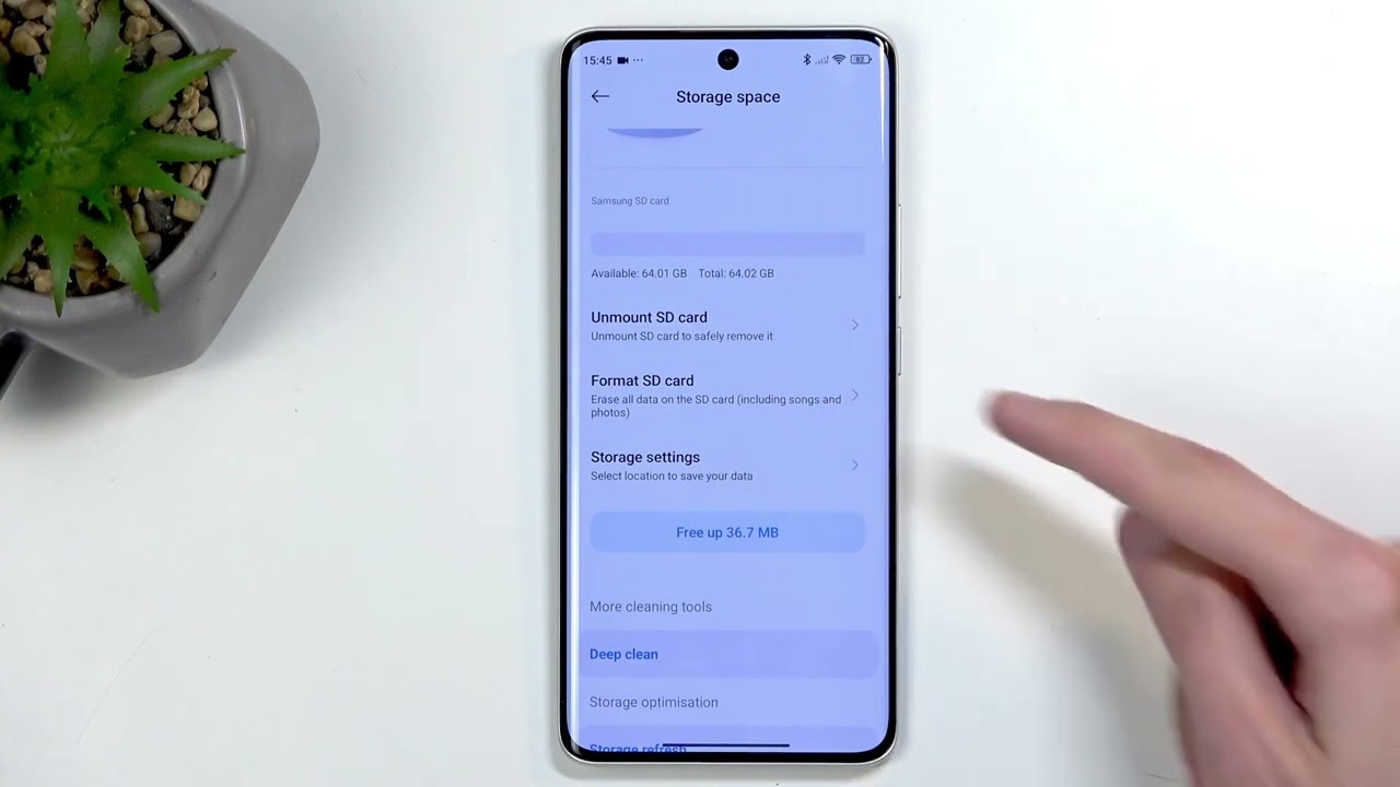 POCO M8 5GでSDカードをフォーマットする方法