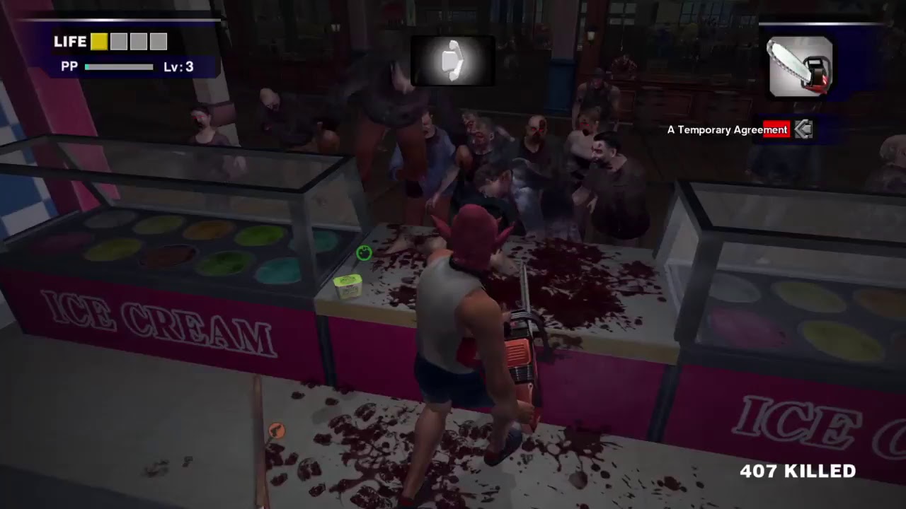 Dead rising gameplay: I guess zombies need more brains to eat