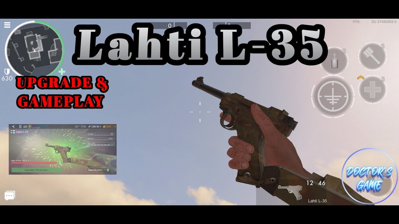 FREE PISTOL!!! LAHTI L-35 UPGRADE & GAMEPLAY | [TC★] | WORLD WAR HEROES