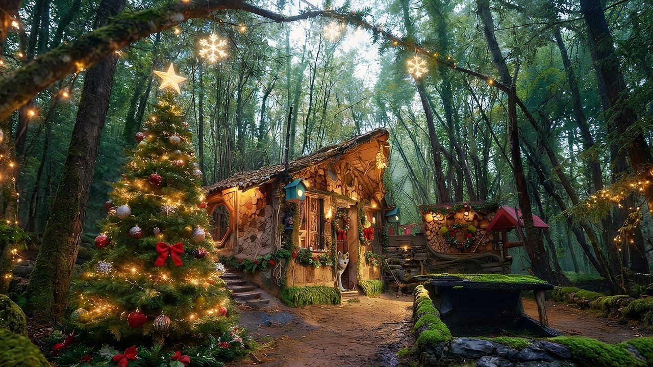 📌 My 4th New Year’s Eve in the Fairytale Forest Cabin | Rainy & Cozy Off-Grid Living