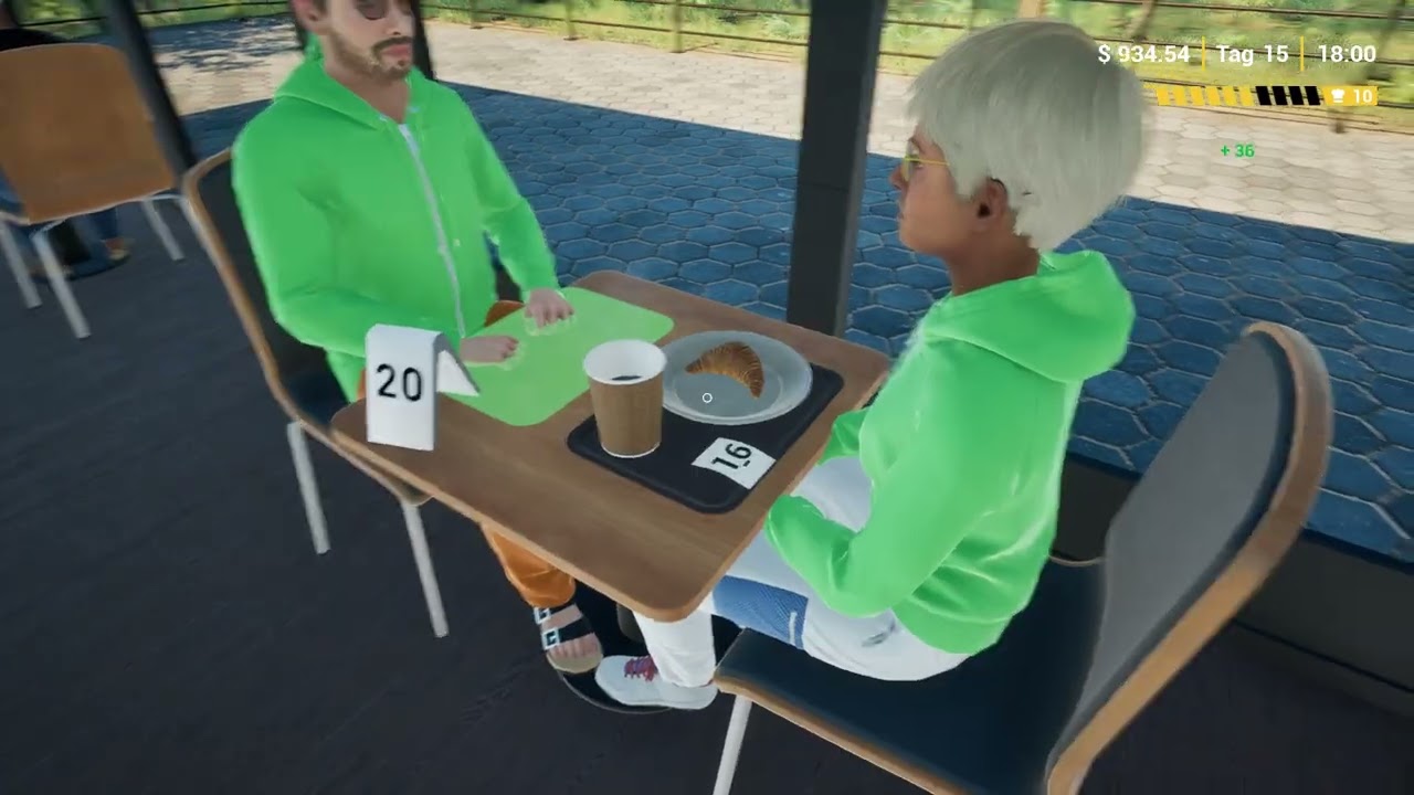 Bakery Cafe Simulator 2025 F09 So viele Kunde auf einmal