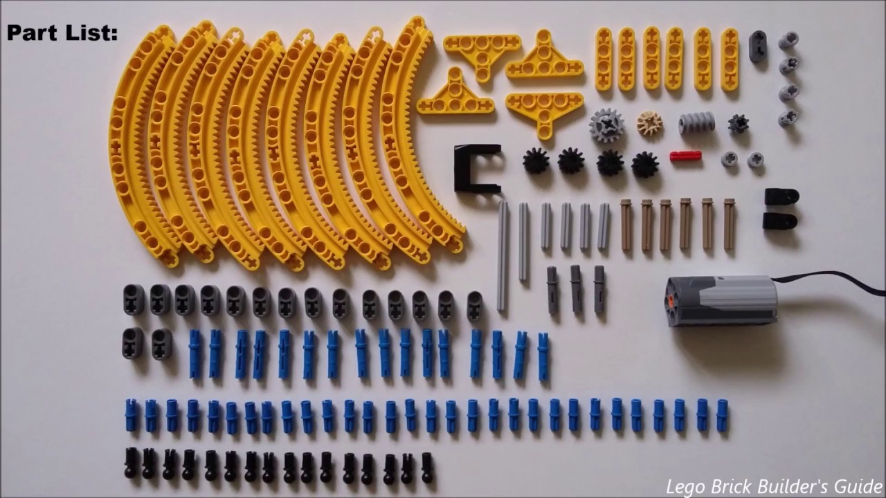 Strong Lego Technic Turntable Building Instructions