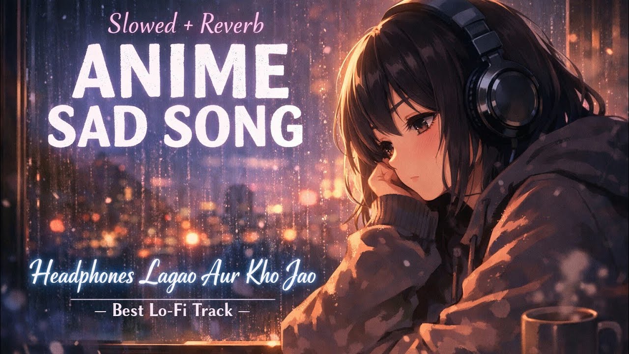 Sad Slowed + Reverb Songs 🖤 Best Lo-Fi Tracks | Headphones Lagao Aur Kho Jao 🌙