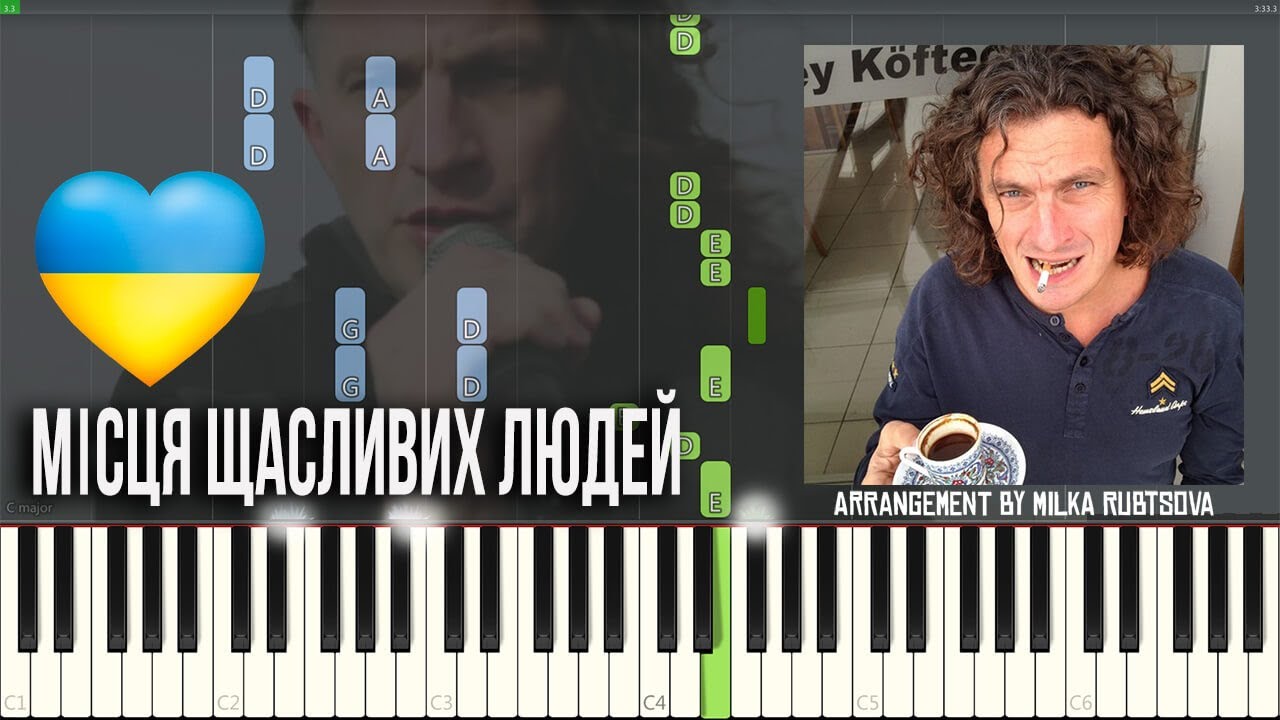 Скрябін - Місця щасливий людей | На фортепіано | Piano tutorial and Cover