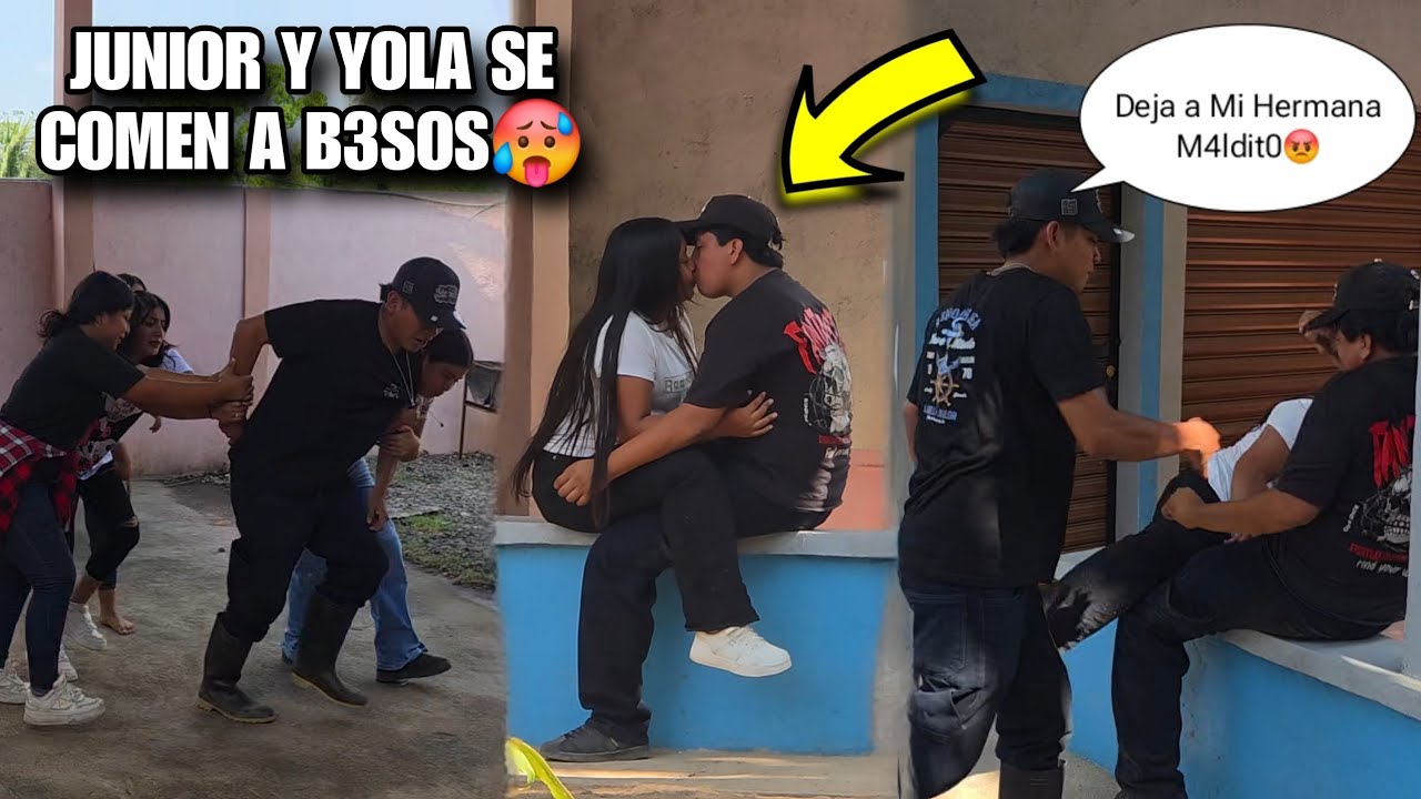 Asi Reacciono EDUARDO Al Encontrar a Su Hermana Besandose Con JUNIOR😡Miren Como Le Dejo La C4ra😨