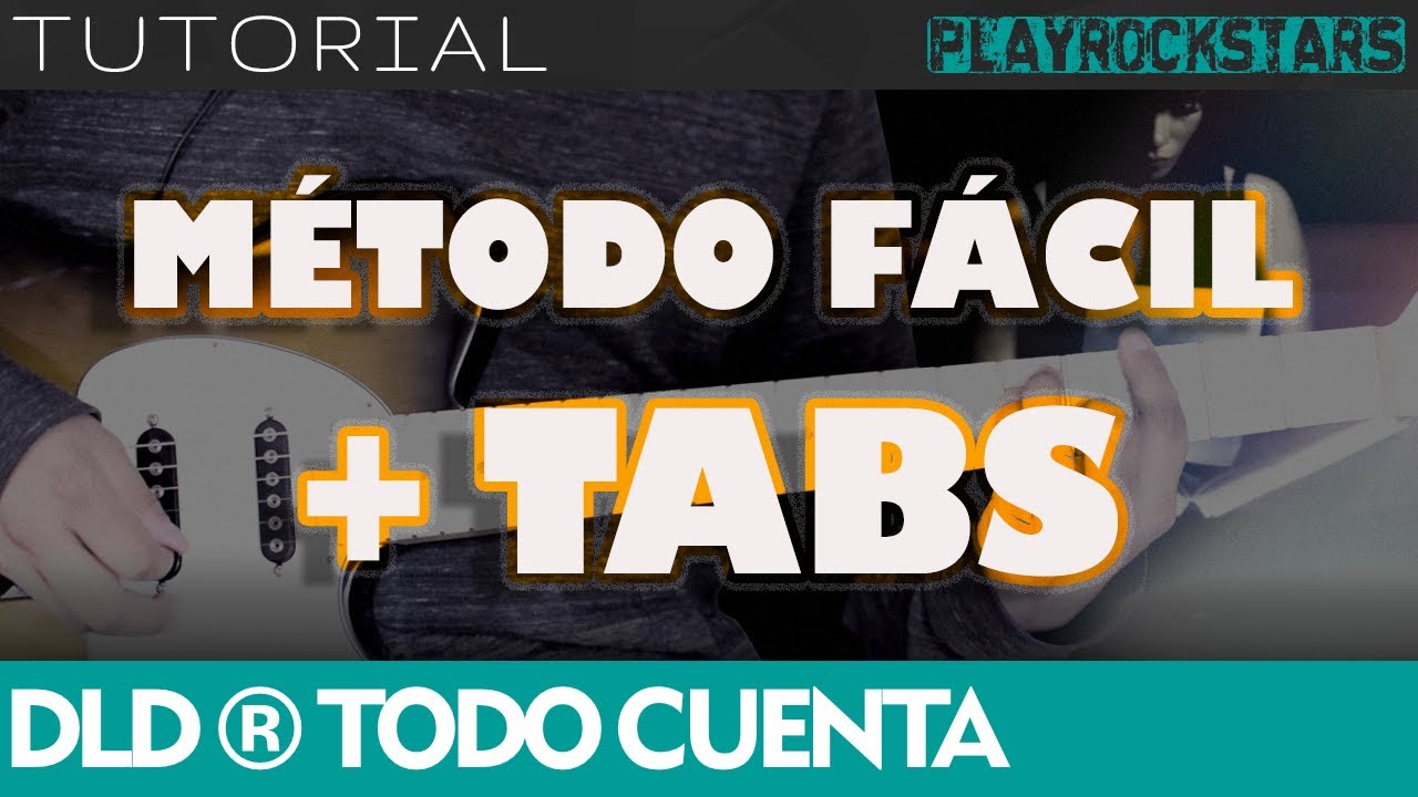 Como tocar TODO CUENTA en guitarra DLD ⭐️ TUTORIAL / ACORDES / RITMO / TABS