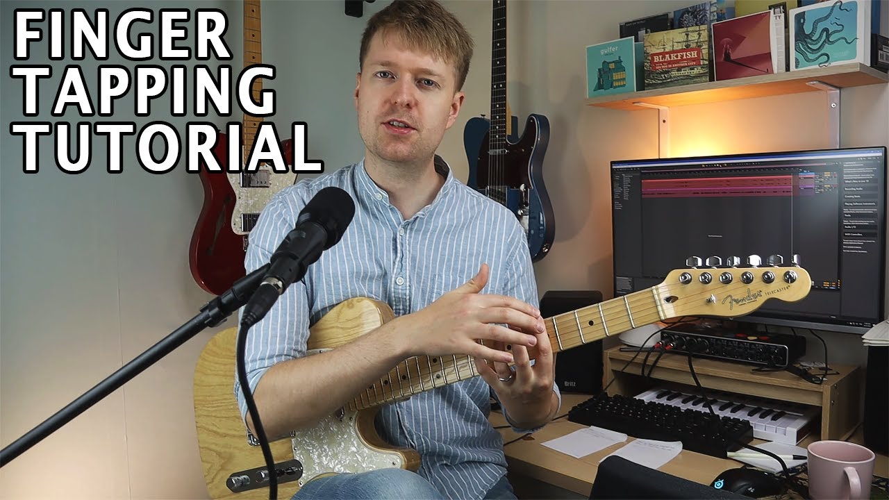 Beginner Finger Tapping Exercise For Math Rock Guitar