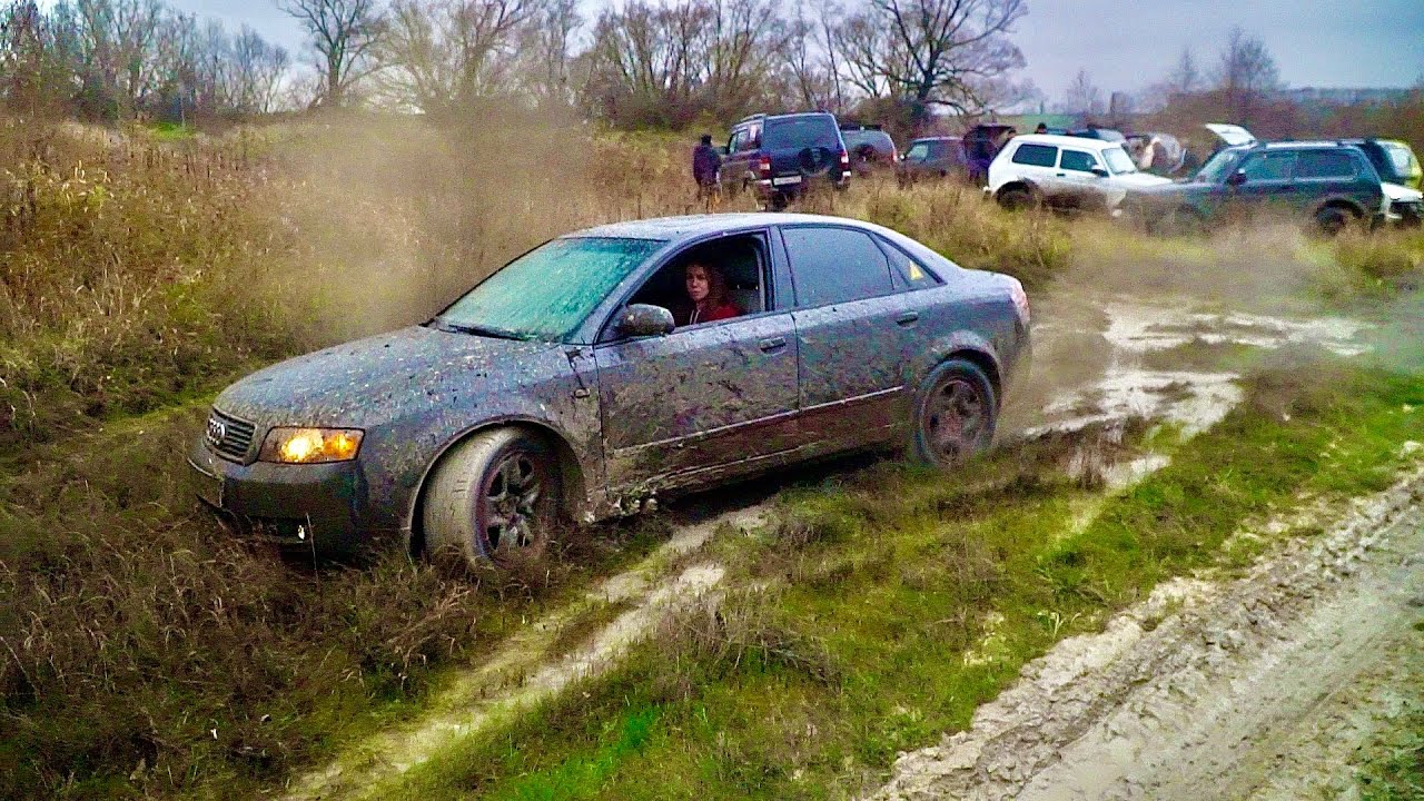 ПОСПОРИЛИ КТО КРУЧЕ? ТУРБО НИВА ШЕВРОЛЕ, НИВА 3D ИЛИ AUDI A4 зарубились в болоте...