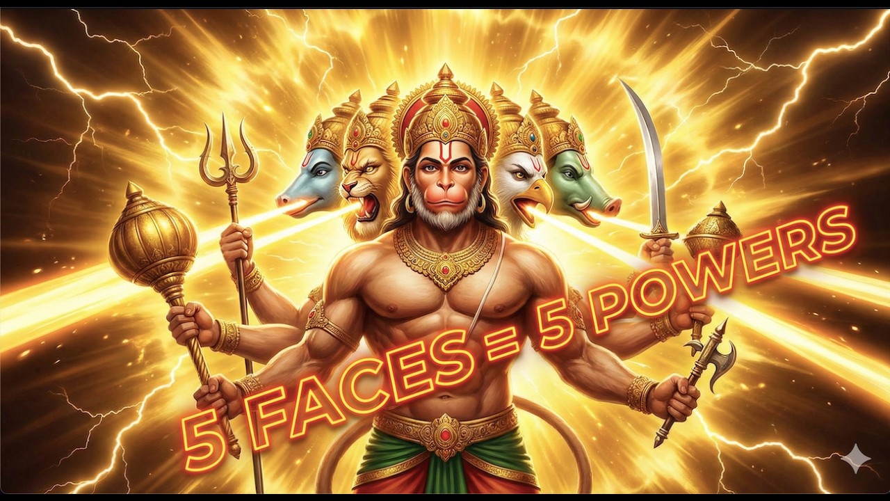 Panchmukhi Hanuman Kavacham | Remove Fear, Evil Eye, Enemies | 15 Eyes Protection ॐ