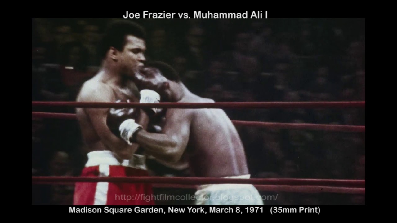 Joe Frazier vs Muhammad Ali I,  March 8, 1971 (Rare 35mm HD Print)