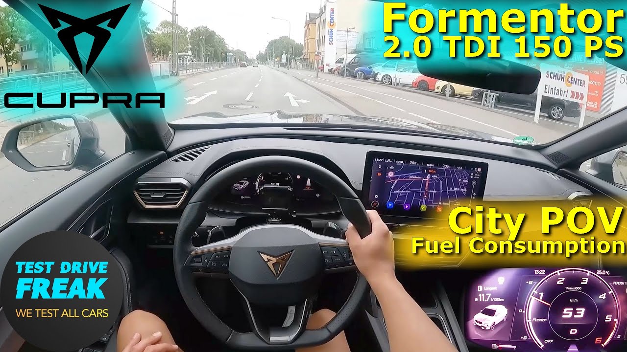 2023 Cupra Formentor 2.0 TDI 4Drive 150 PS CITY POV DRIVE with Fuel Consumption
