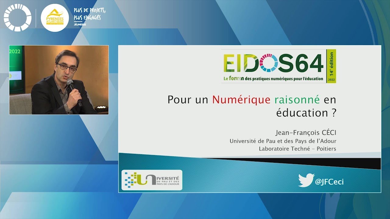 Eidos 2022 - Conférence de Jean-François Céci