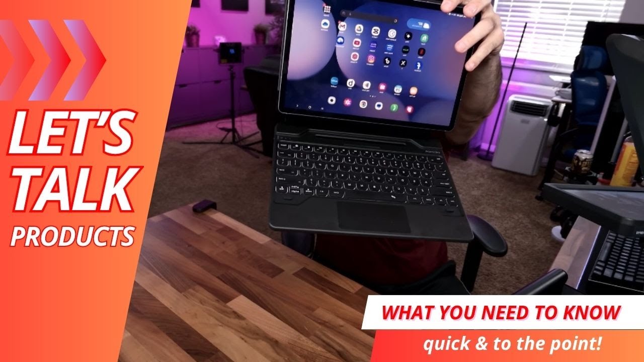 Обзор чехла-клавиатуры Dexnor 12,4&Prime; &mdash; превратите Tab S10+ в ноутбук.