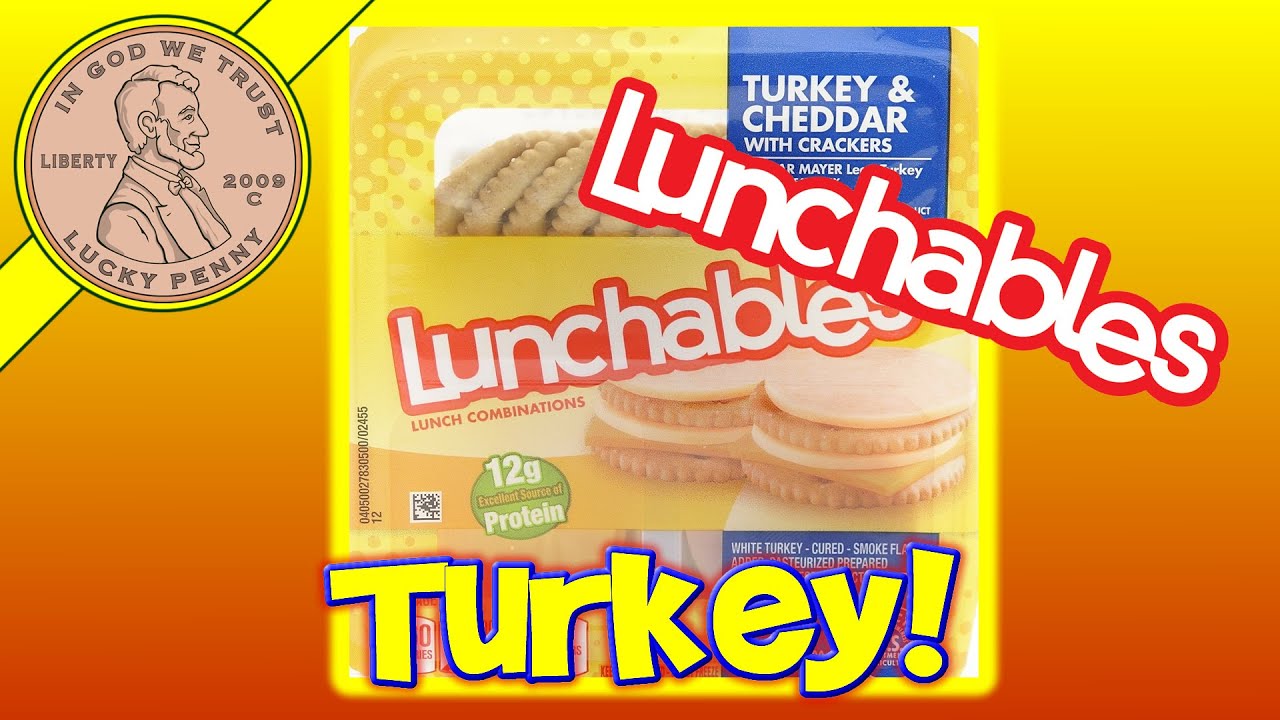 Lunchables Turkey Cheese & Crackers Kids Lunchroom Snack Food