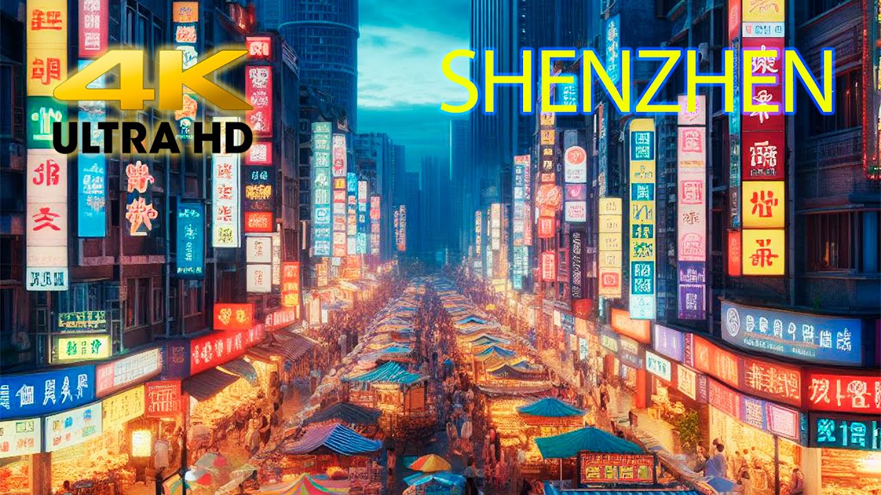 Shenzhen SEG Plaza Food Night Market DJI Pocket3 [4K]