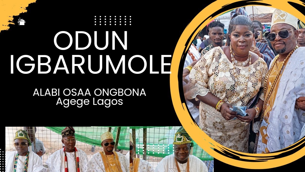 ARRIVAL OF OBA ADEDIMEJI IFAKUNLE AJAO @ ODUN IGBA IRUNMOLE, ALABI OSAA ONGBONA AGEGE LAGOS