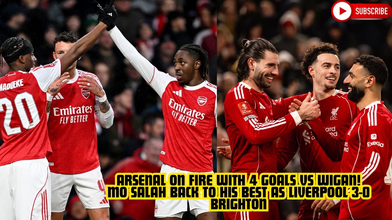 ARSENAL DESTROY WIGAN 4-0! MO SALAH BACK TO HIS BEST AS LIVERPOOL WIN 3-0 VS BRIGHTON?